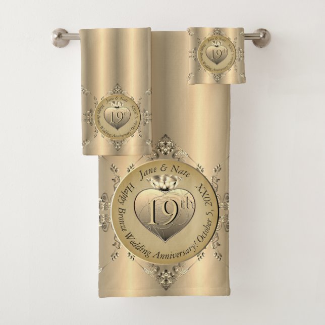 19.ª toalla de color bronce (In situ)