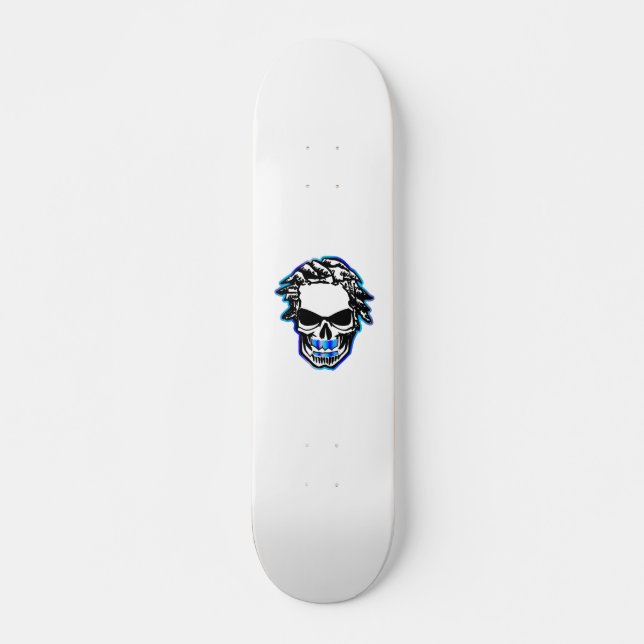 19,7 cm Plateau de skateboard Medhi34 Skull (Anverso )