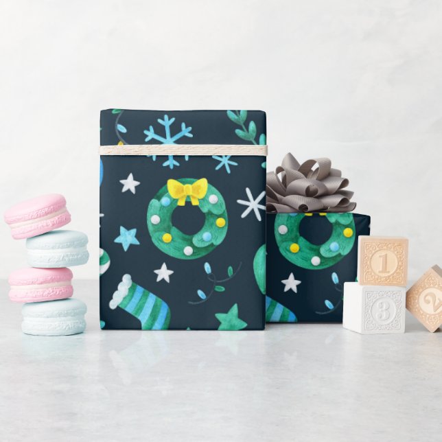 #19 El paraíso Náutico Envuelto Papel "Big Size" (Baby Shower)