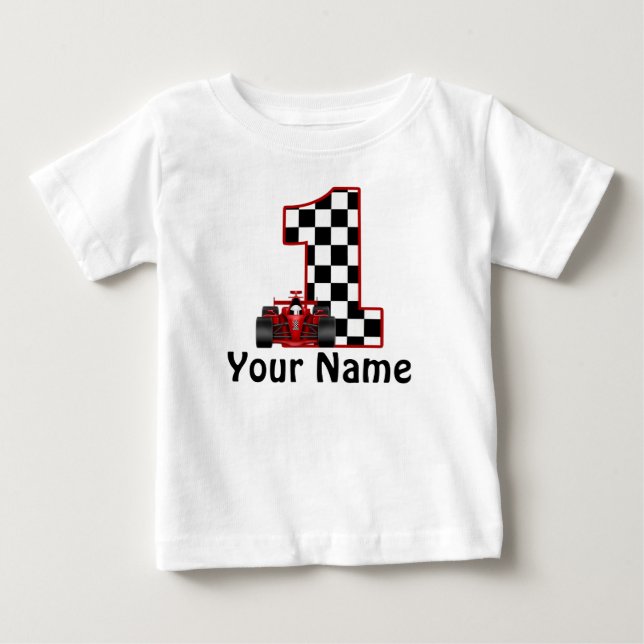 1.ª Camisa Personalizada de Carrera de Cumpleaños (Anverso)