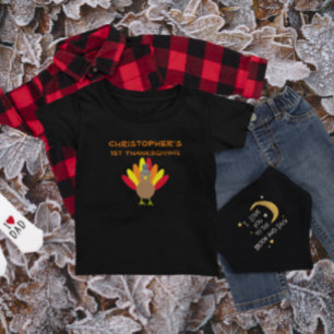 1.ª Camiseta Del Bebé De Acción De Gracias