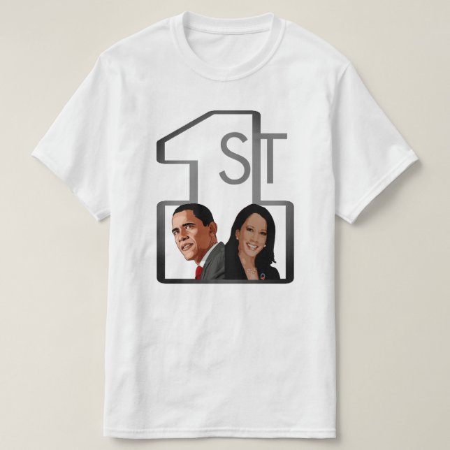 1.ª camiseta del presidente y vicepresidente afroa (Diseño del anverso)