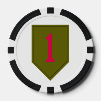 1.ª División de Infantería/chip de póquer Lady Vic