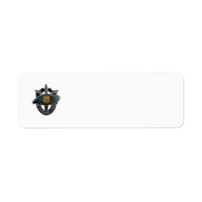 1.ª etiqueta de devolución del grupo de fuerzas es (Frente)