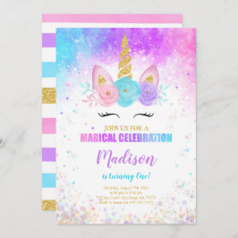 1.ª invitación a unicornio