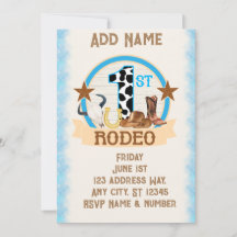 1.ª invitación al cumpleaños de Rodeo