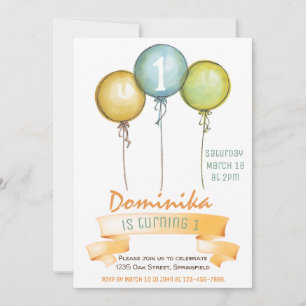 1.ª invitación de chica de cumpleaños,fiesta de cu