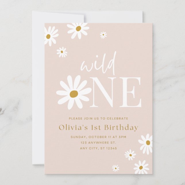 1.ª invitación de cumpleaños (Anverso)