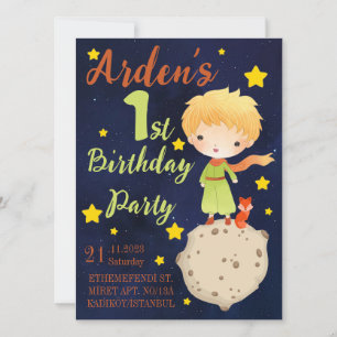 1.ª invitación de cumpleaños
