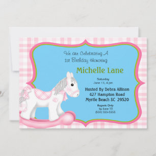 1.ª invitación de cumpleaños a caballo de Rockefas