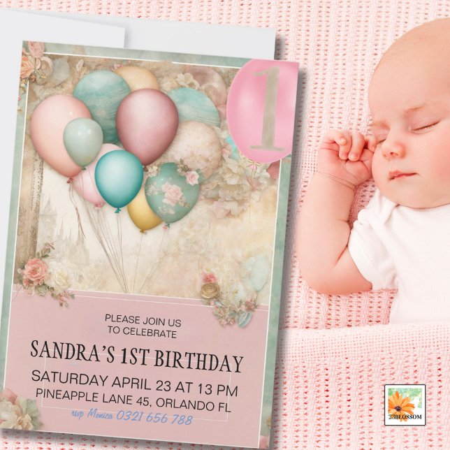 1.ª invitación de cumpleaños, Chica de primer cump (Subido por el creador)