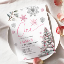 1.ª invitación de cumpleaños, invierno de un cumpl