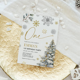 1.ª invitación de cumpleaños, invierno de un cumpl