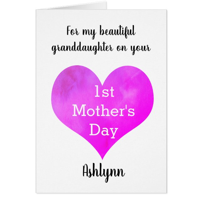 1.ª nieta del Día de la Madre (Frente)