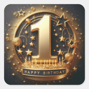 1.ª pegatina de cumpleaños