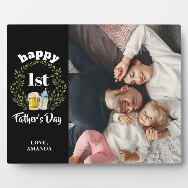 1.ª placa de Personalizado del Día del Padre (Frente)