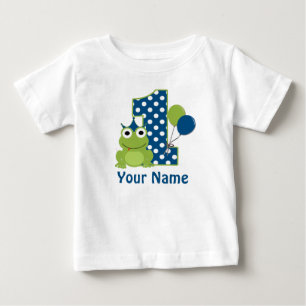1.ª Rana de Cumpleaños Camisa Personalizada