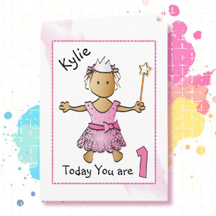 1.ª tarjeta de cumpleaños para Chica