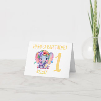 1.ª tarjeta de cumpleaños | Tarjeta de cumpleaños