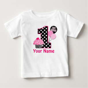 1.ª tarta de cumpleaños Zebra Camisa Personalizada