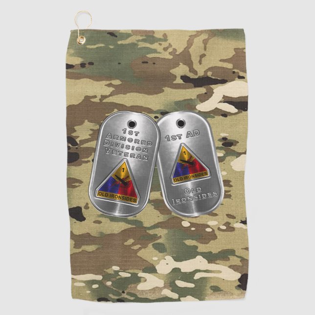 1.ª Toalla De Golf De División Armada (Anverso)