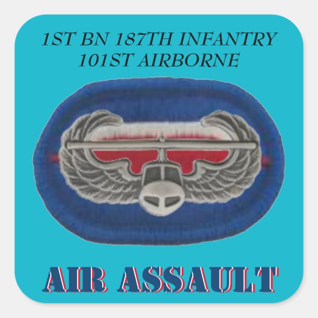 1.ᵉʳ 187º PEGATINAS DE INFANTERÍA 101º BARRIO (Anverso)
