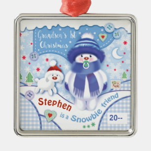 1.ᵉʳ adorno de Navidad para el nieto