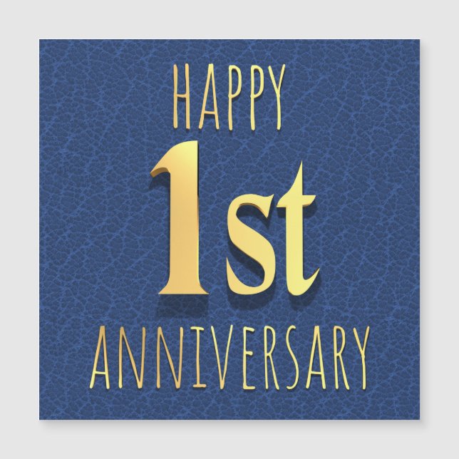 1.ᵉʳ aniversario (Anverso)
