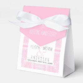 1.ᵉʳ Aniversario Boda Caja de Favor Personalizada