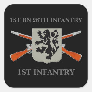1.ᵉʳ BATTALÓN 28ª INFANTERÍA PRIMER PEGATINAS DE I