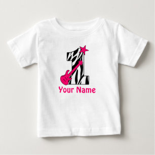 1.ᵉʳ Camisa Personalizada Rockstar Zebra