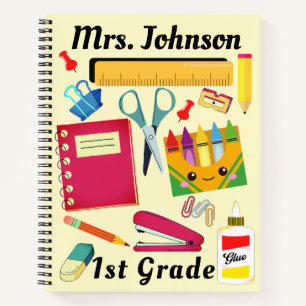 1.ᵉʳ Cuaderno de material escolar de docente
