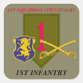 1.ᵉʳ CUADRON 6 PEGATINAS DE PRIMERA INFANTERÍA