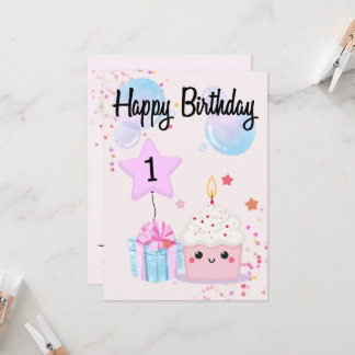 1.ᵉʳ Cumpleaños - Invitación - Celebración