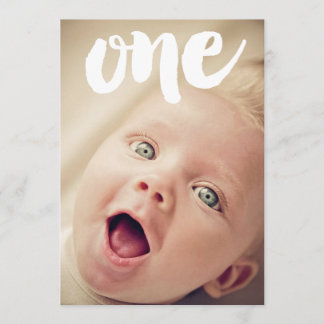 1.ᵉʳ cumpleaños número uno de la invitación a supe