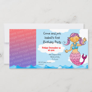 1.ᵉʳ fiesta de chica de sirenas de cumpleaños pers