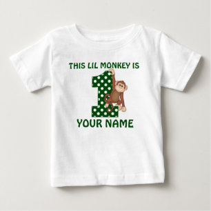 1.ᵉʳ Mono de Nacimiento Camisa Personalizada