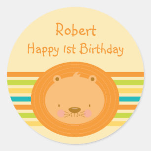 1.ᵉʳ Nacimiento de Pegatinas de la Ronda de Leones