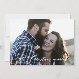 1.ᵉʳ Navidad con foto casada Feliz Navidad