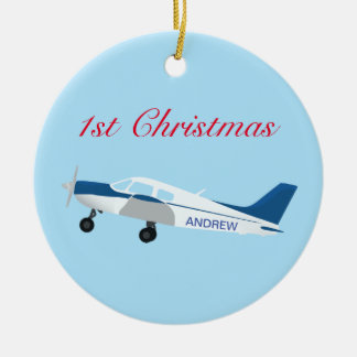 1.ᵉʳ Ornamento de avión de Navidades