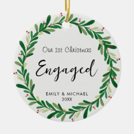 1.ᵉʳ Ornamento de cerámica fotográfica con partici