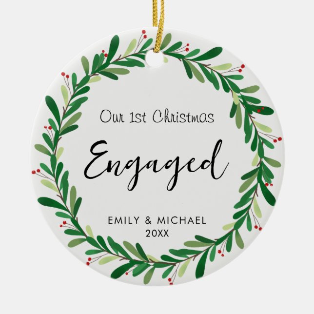 1.ᵉʳ Ornamento de cerámica fotográfica con partici (Frente)