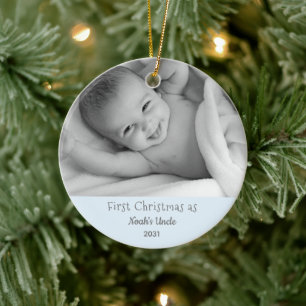 1.ᵉʳ ornamento personalizado del tío Navidad Nephe