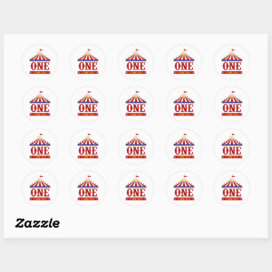 1.ᵉʳ Personalizado Pegatinas de temas de circo