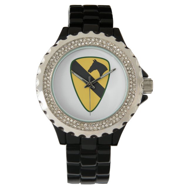 1.ᵉʳ reloj con logotipo de la División de Caballer (Anverso)