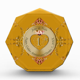 1.ᵉʳ y 50.º Bloque de Fotografías de Ochre Dorado