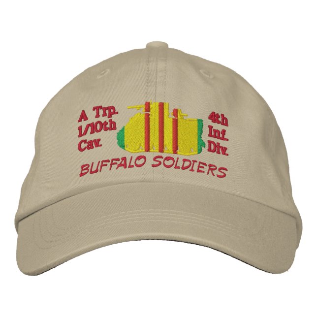1/10.ª Cav.4ª Inf. Gorra con bordado en pista Div  (Anverso)
