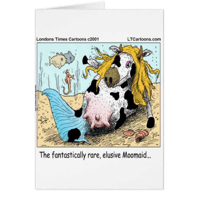 1/2 Vaca 1/2 Sirena Moomaid Divertido (Frente)