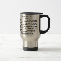 1:9 de Joshua en taza del viaje del acero
