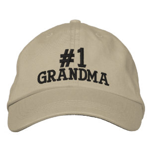 #1 Abuela Número Uno Gorra Bordada